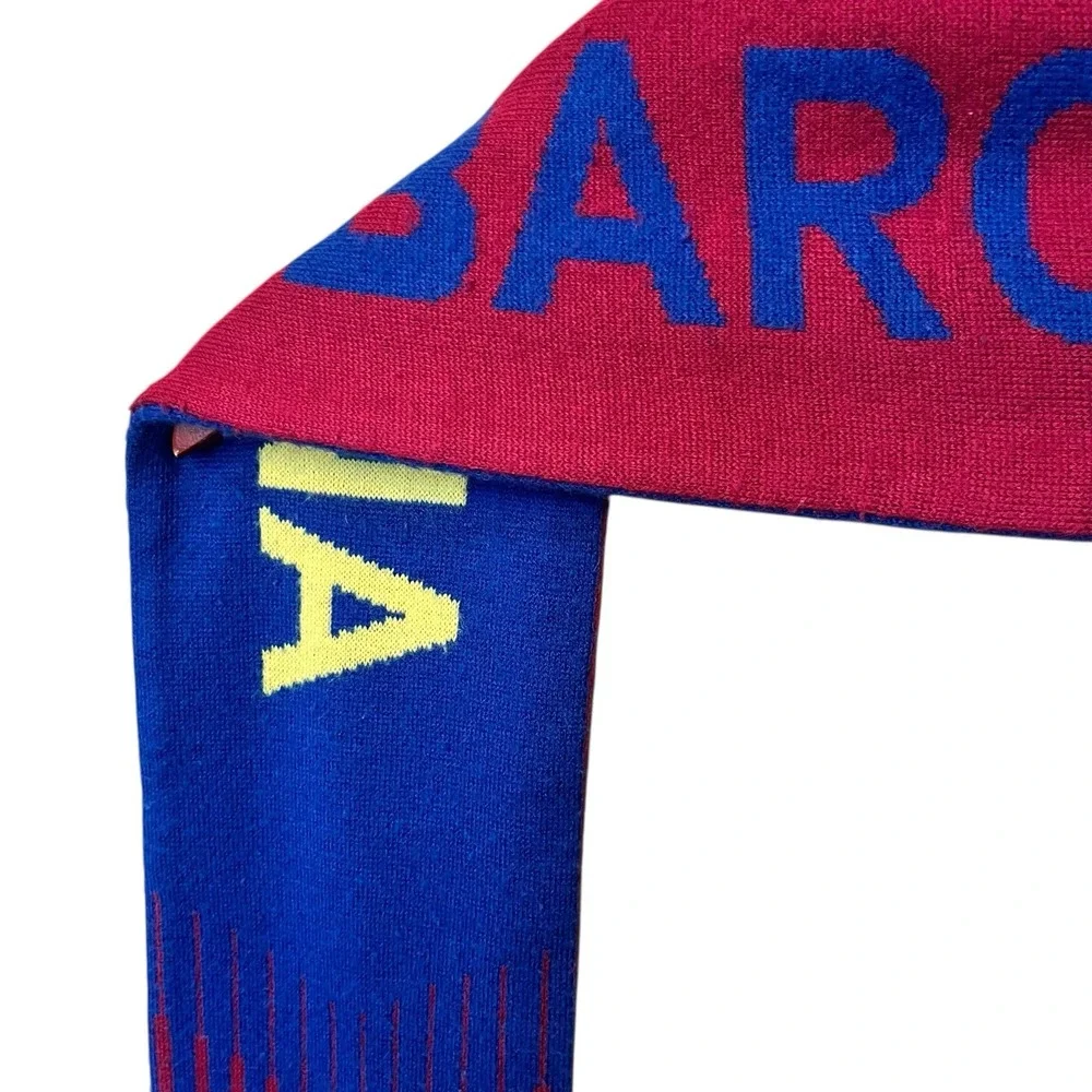 FC Barcelona Home Scarf 62 Inch Soccer Football Fan Club Blaugrna Catalonia Gift